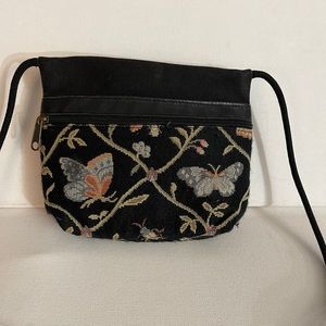 Black Butterfly Small crossbody handbag